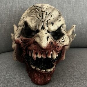 Don Post Studios Halloween Zombie Vampire Latex Mask Horror Vintage 2000 Y2K EUC